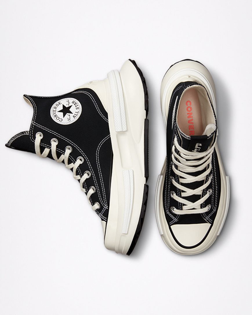 Tenisi Inalti Barbati Converse Run Star Legacy CX Negrii Albi | RO QRLZD241